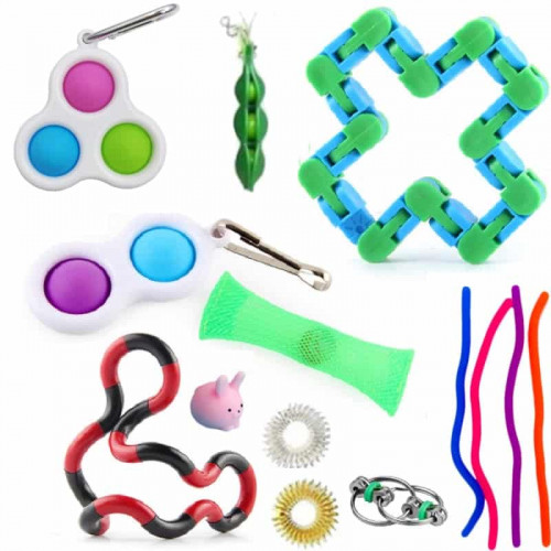Perles rotatives anti-Stress, puzzle, jeu d'intelligence, forme de Triangle  rotatif, cubes, décompression du bout des doigts, jouets pour enfants et  adultes