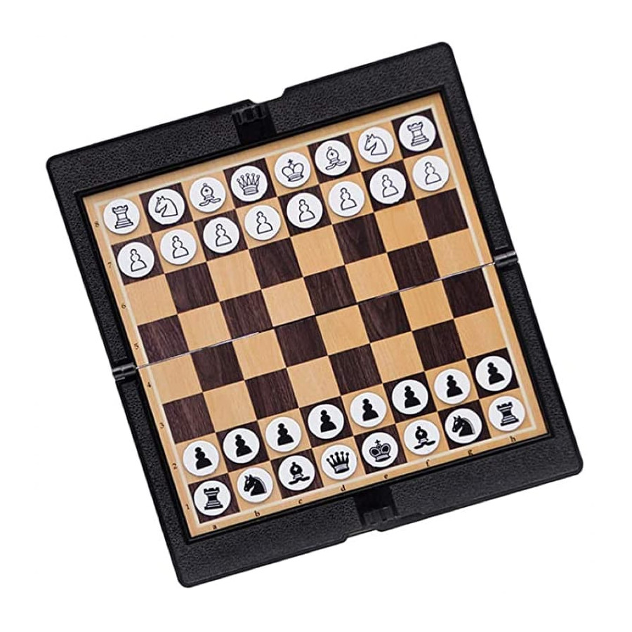 Jeu D'échecs Magnétiques Portables Et Stockables, En Plastique