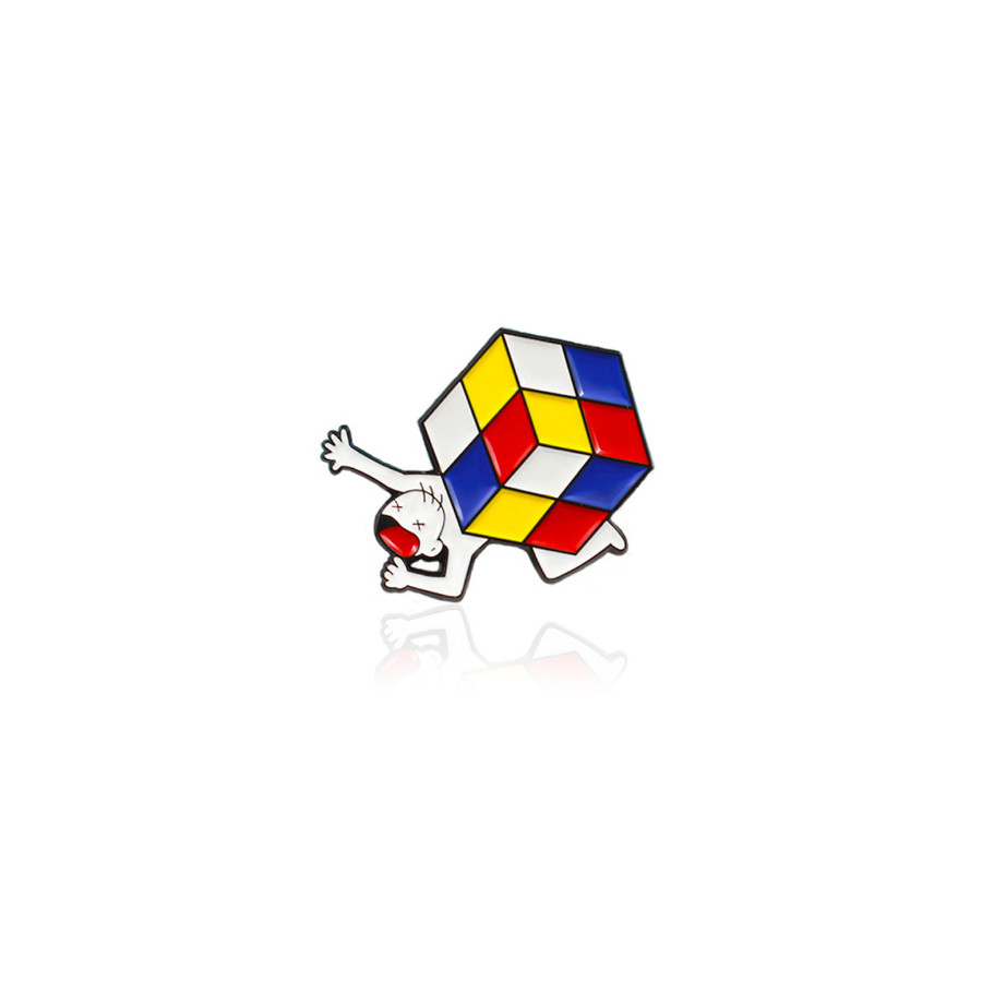 Pin's Cubeman