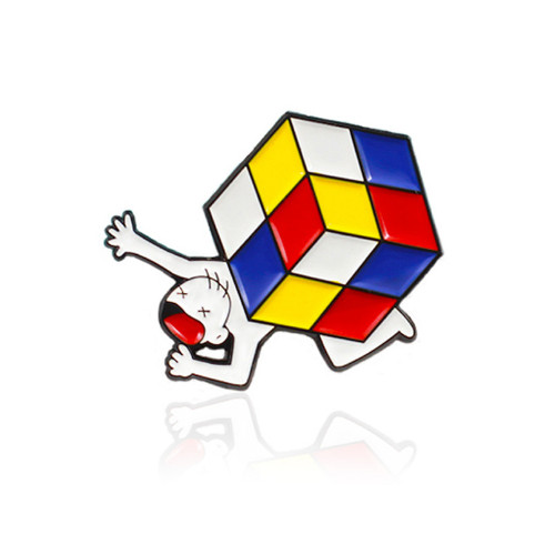 Pin's Cubeman