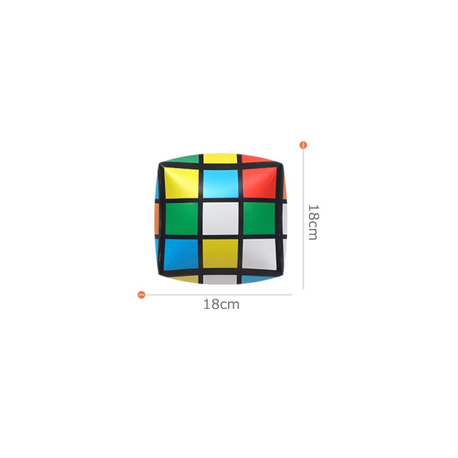 Cube 3x3 gonflable 18cm