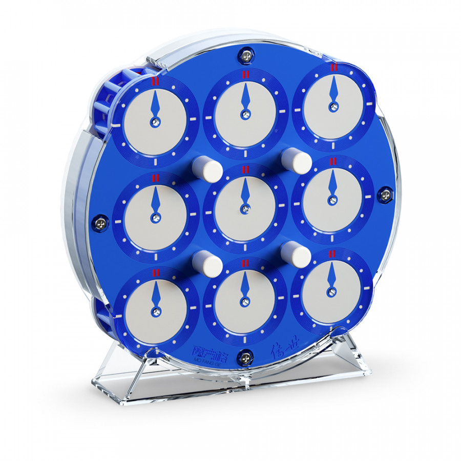 Qiyi Magnetic Clock Azul