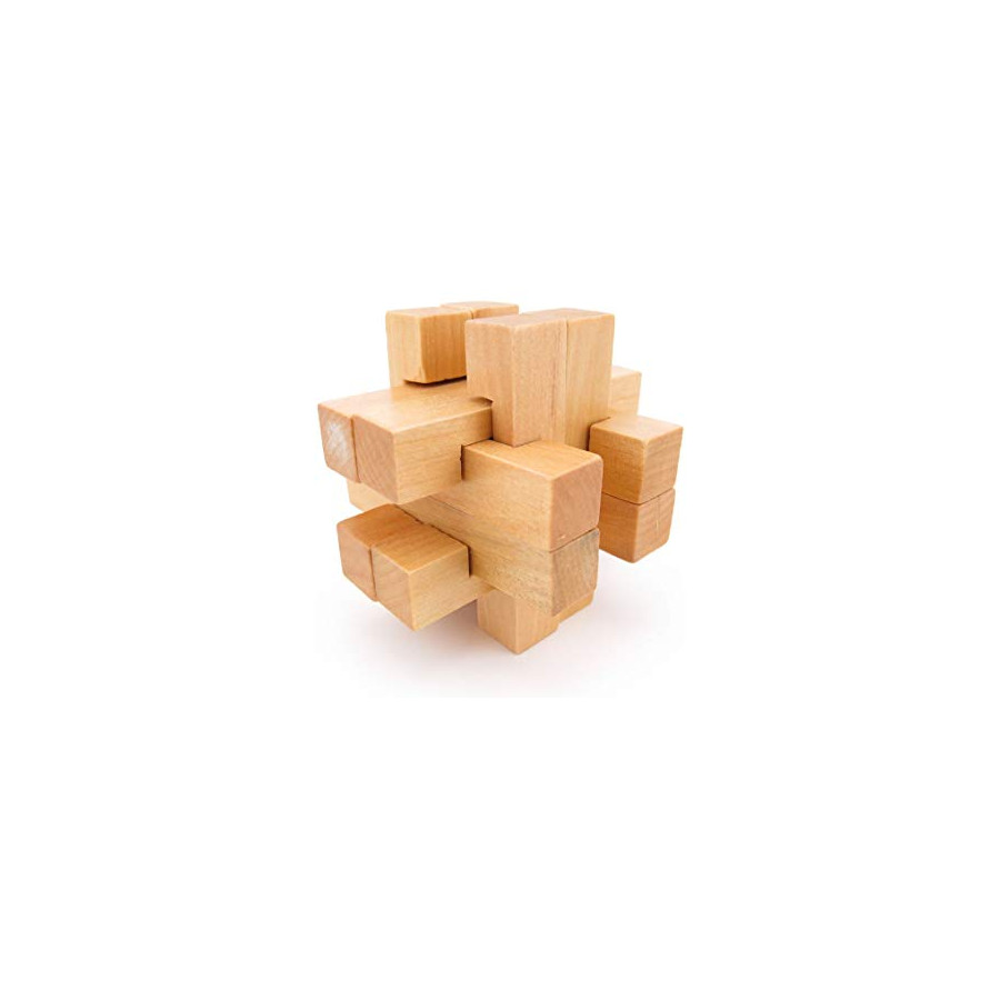 Chonor 12 Pièces 3D Puzzle Casse-tête en Bois - Classique Brain